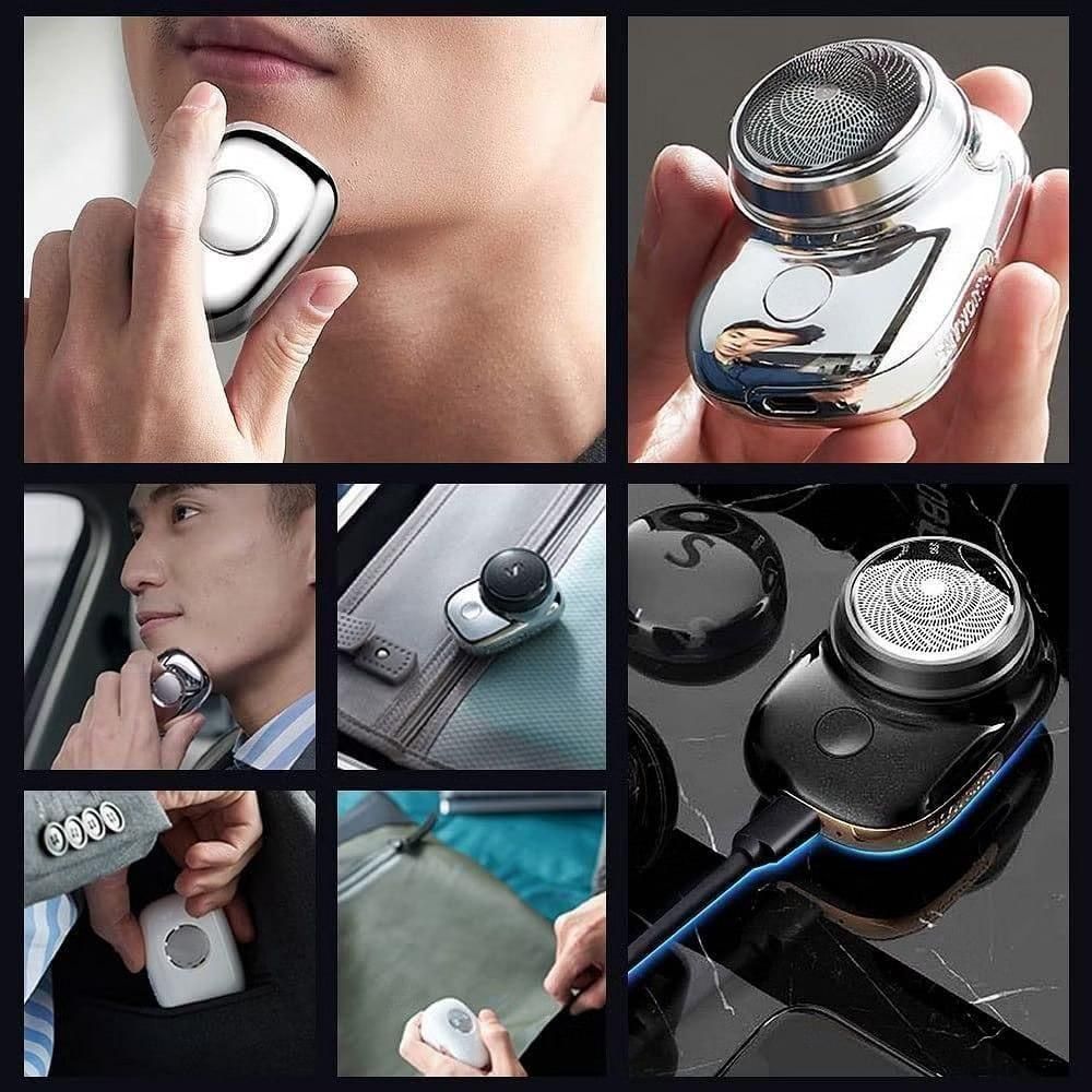 Mini Electric Shaver Portable Pocket Fashion Rechargeable Wireless Beard Hair Razor